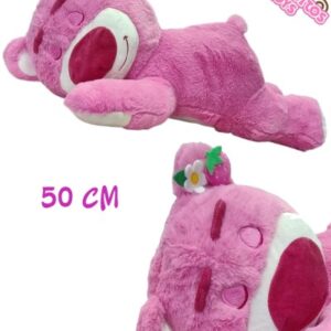 PERSONAJE LOTSO FRESA ACOSTADO 50 CM