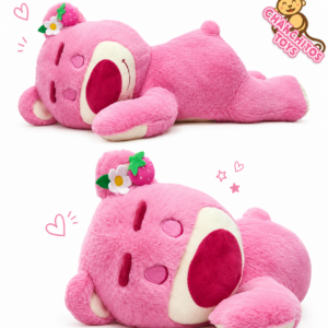 PERSONAJE LOTSO FRESA ACOSTADO 40 CM