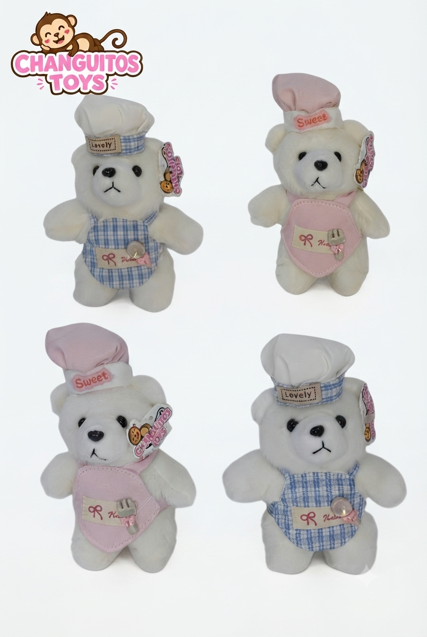 LLAVERO OSITO CHEF 12 CM