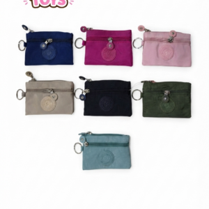 MONEDERO DOBLE CREMALLERA 13X9 CM