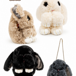 MORRAL EN PELUCHE SUAVE ESTILO CONEJO