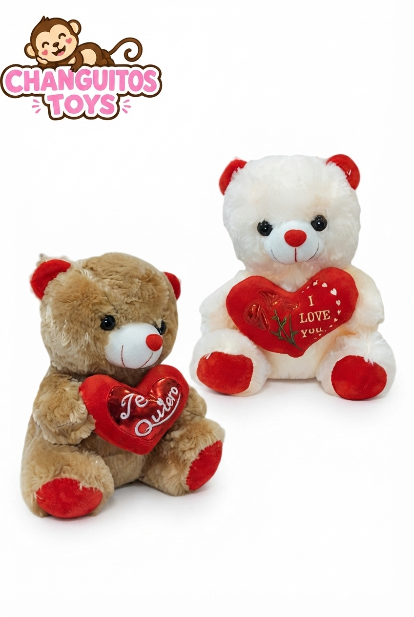 OSO CORAZON 26CM