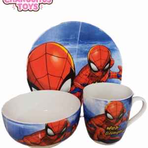 POCILLO PLATO TAZA / VAJILLA COMPLETA SPAIDERMAN