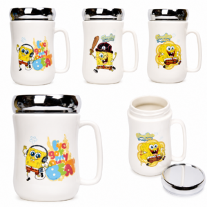 POCILLO TAPA ESPEJO DE BOB ESPONJA
