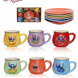 SET POCILLO Y PLATO X 6