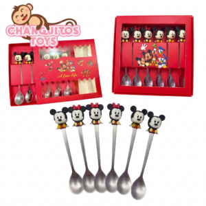 SET DE CUCHARITAS MICKEY (6 PIEZAS )
