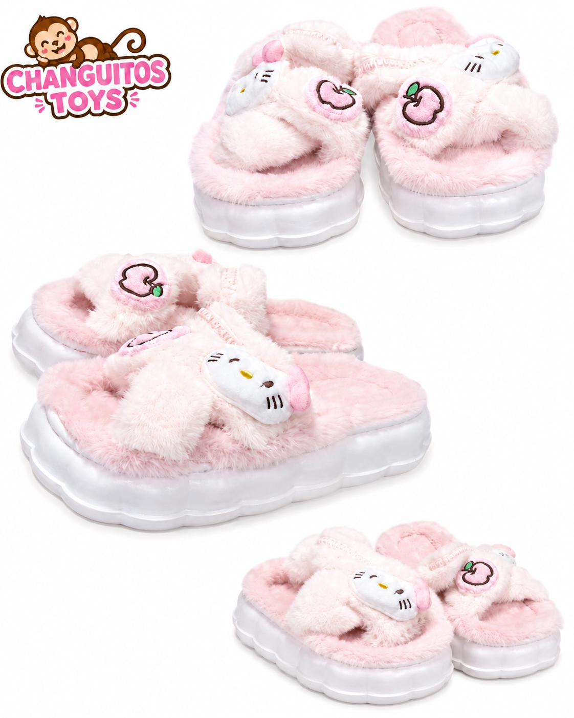 PANTUFLA ABIERTA HELLO KITTY