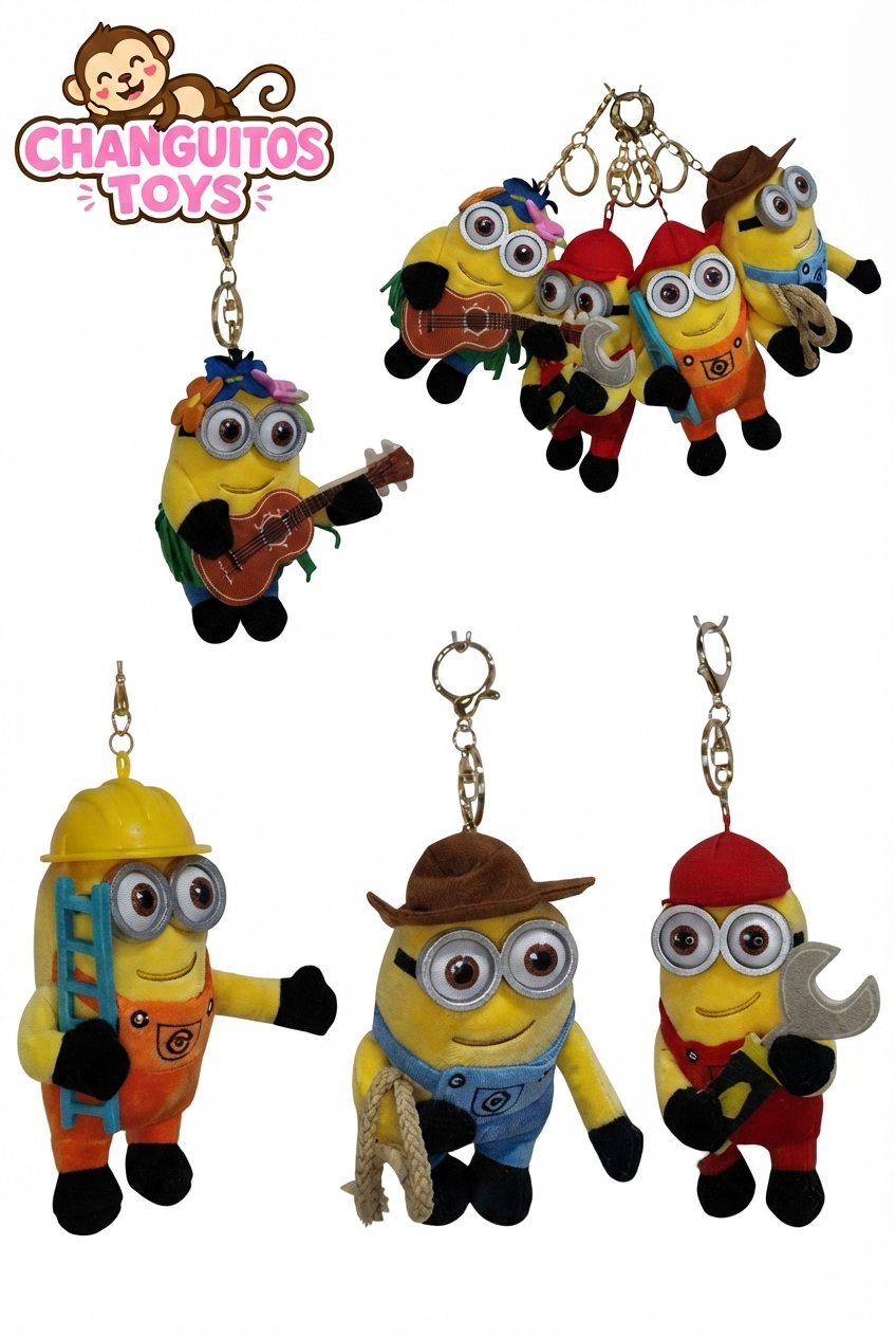 PERSONAJE MINIONS LLAVERO 10 CM
