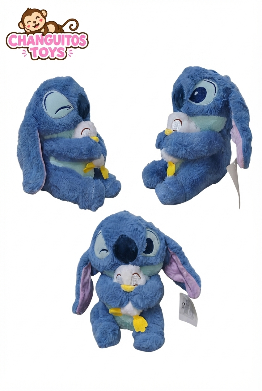 PERSONAJE STICH CON PATO 23 CM